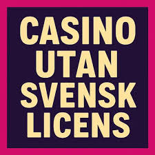 Online Poker Utan Svensk Licens